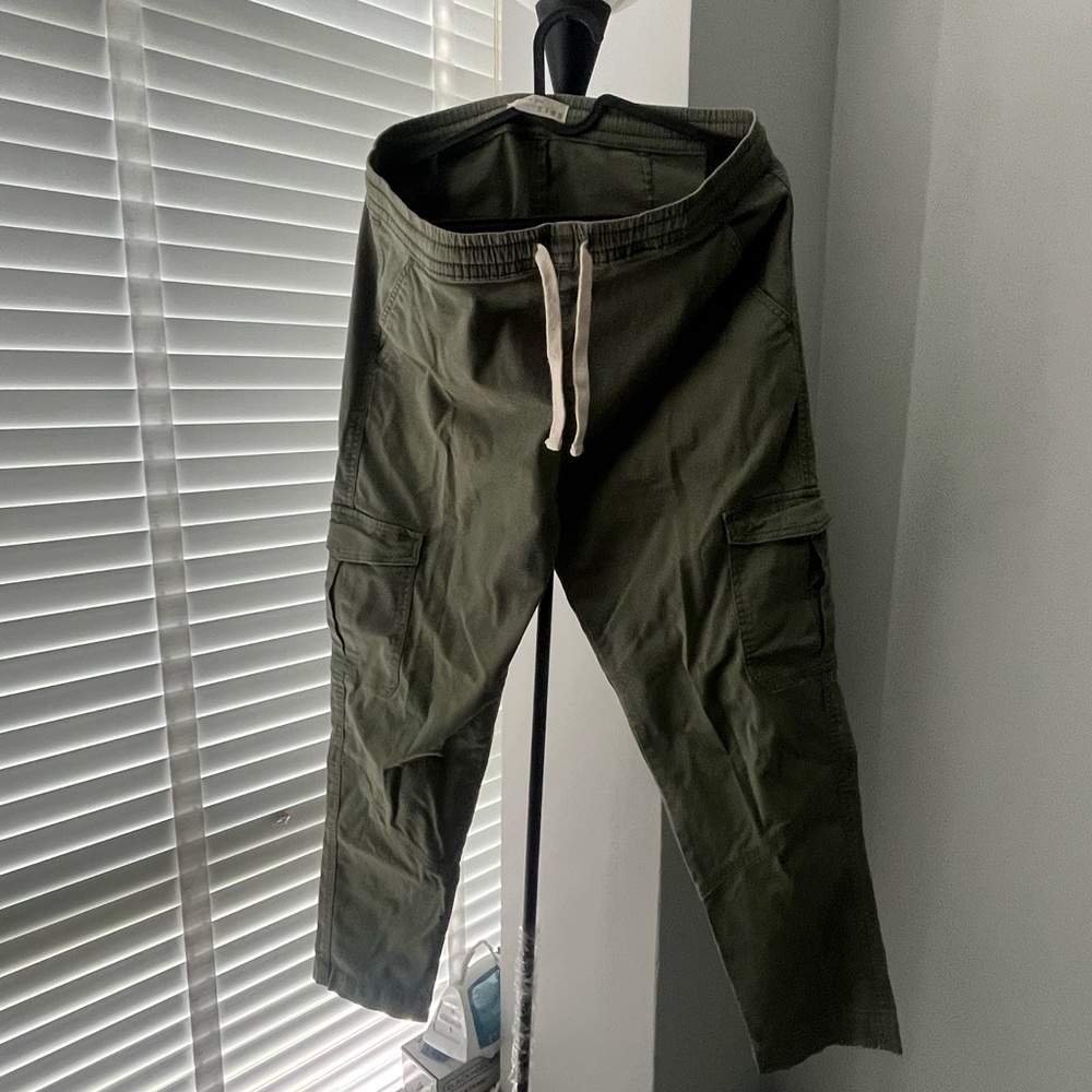 Olive Cargo Pants for